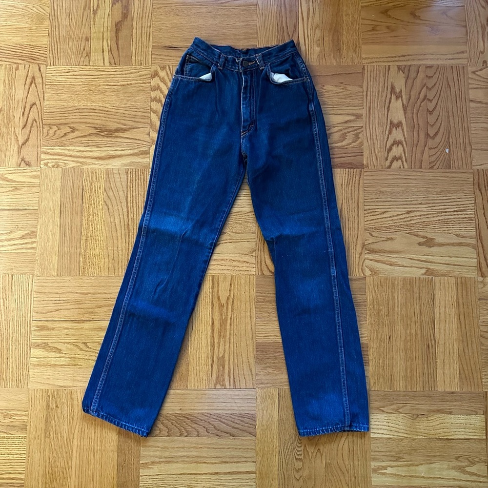 Deadstock Vintage 80s Gitano Kids Jeans | Size 4/5 | 100% Cotton | High Waisted